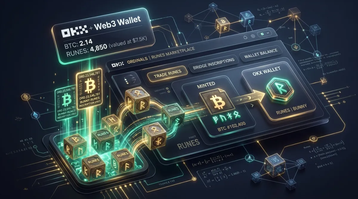 2026 OKX Web3 钱包深度实操指南：Ordinals 铭文与 Runes 符文买卖、资产跨链与防踩坑全攻略